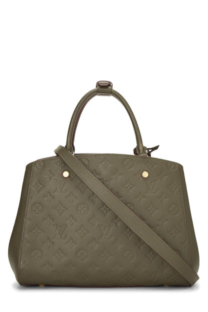 Louis Vuitton, Pre-Loved Ombre Monogram Empreinte Montaigne MM, Green