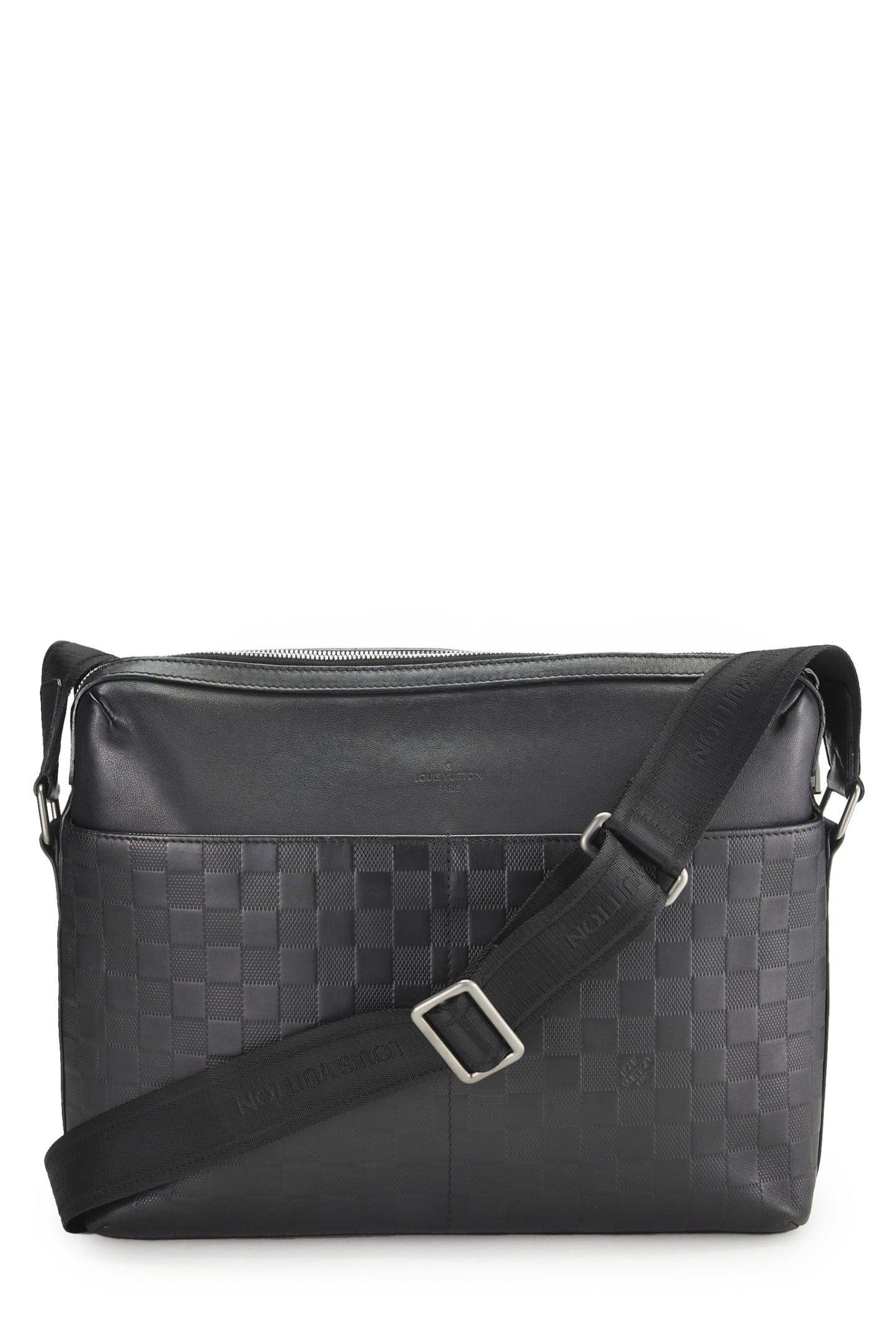 Louis Vuitton, Pre-Loved Damier Infini Calypso MM negro, Negro