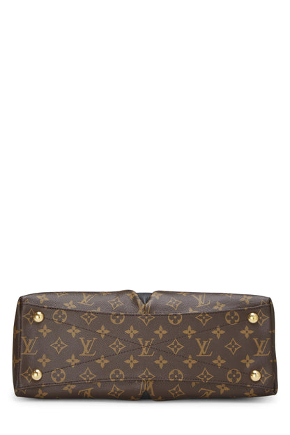 Louis Vuitton, sac fourre-tout V BB en toile monogrammée noire d'occasion, noir