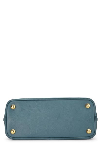 Prada, Pre-Loved Blue Saffiano Promenade Small, Blue