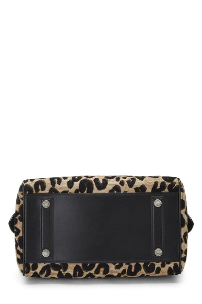 Louis Vuitton, Stephen Sprouse x Louis Vuitton Leopard Speedy 30 d'occasion, noir