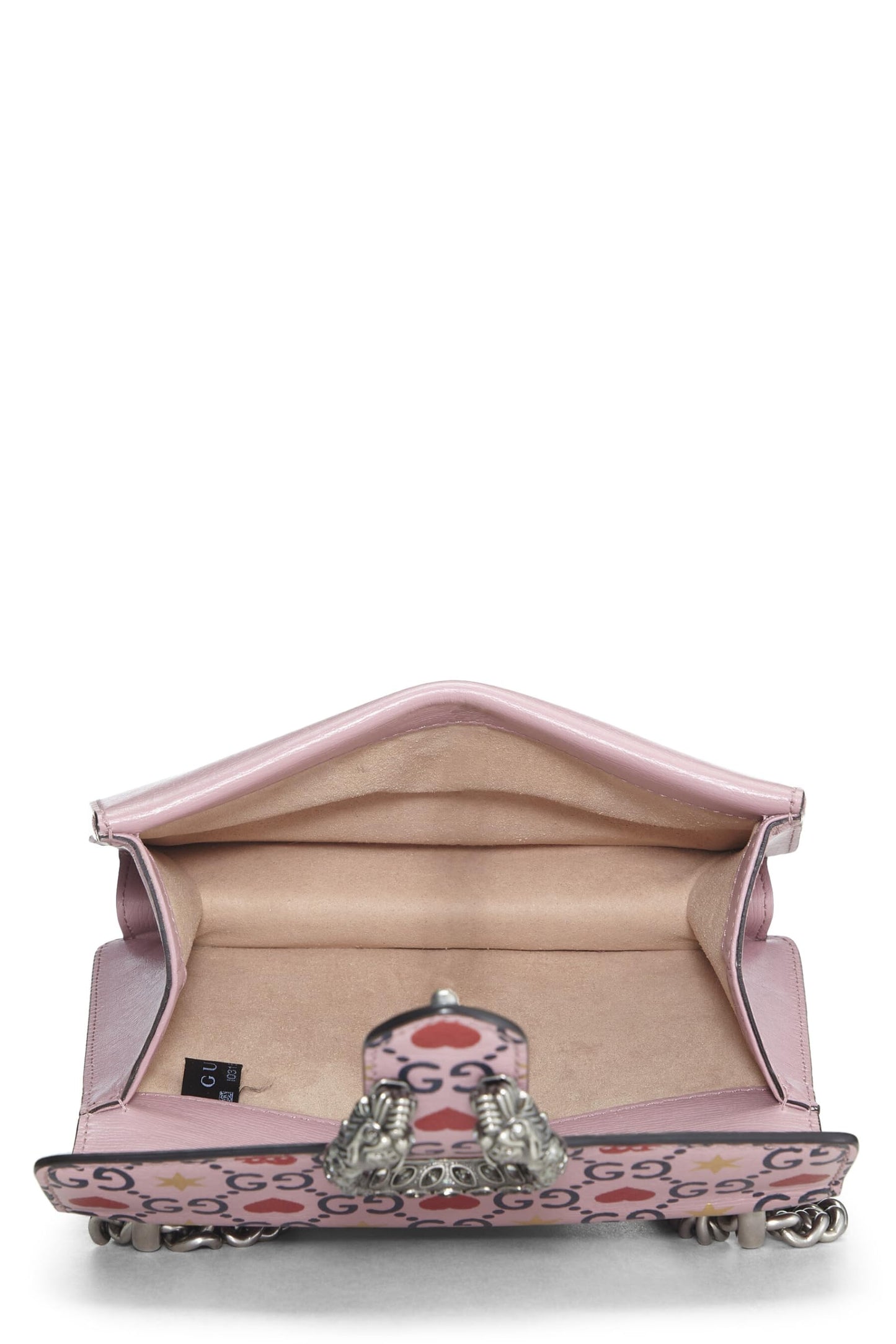 Gucci, sac à bandoulière Valentine Dionysus en cuir rose d'occasion, taille moyenne, rose