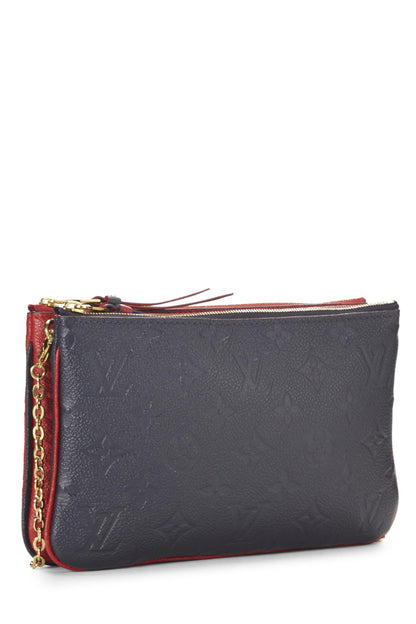 Louis Vuitton, Pochette Empreinte Double Zip Monogram Multicolore Pré-Aimée, Multi