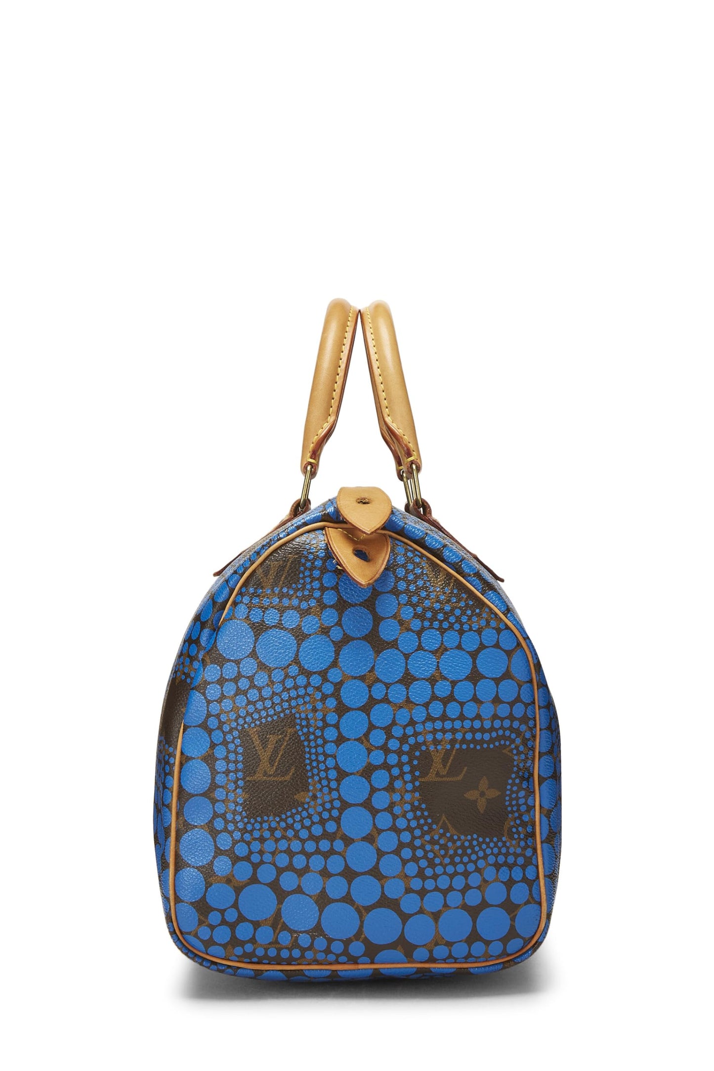 Louis Vuitton, Pre-Loved Yayoi Kusama x Louis Vuitton Blue Monogram Dots Infinity Speedy 30, Blue