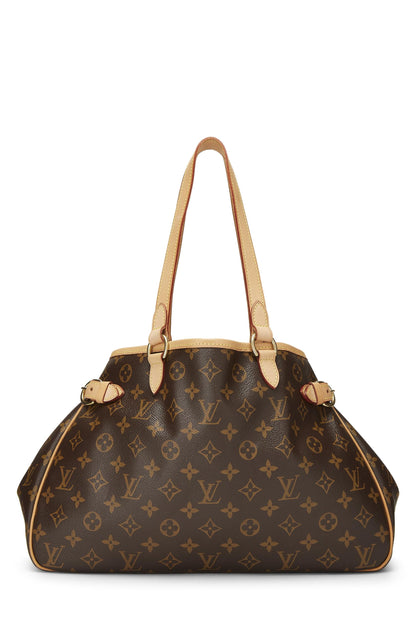 Louis Vuitton, Pre-Loved Monogram Canvas Batignolles Horizontal, Brown