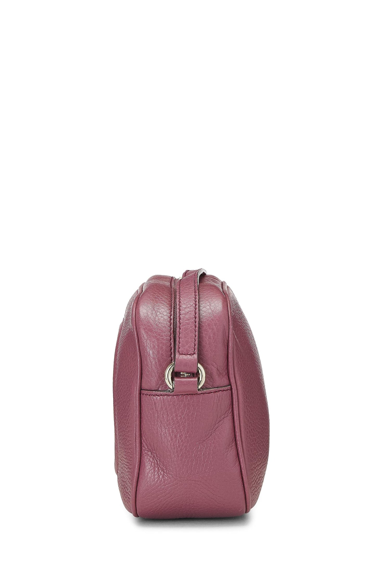 Gucci, Soho Disco en cuir grainé violet d'occasion, violet