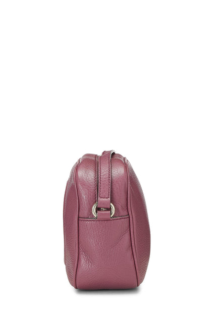 Gucci, Pre-Loved Purple Grain Leather Soho Disco, Purple