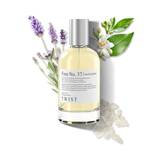 Twist Free No. 37 - Eau De Parfum inspirado en Libre de YSLaurent, perfume duradero para mujeres, sin parabenos, vegano, ingredientes limpios, fragancia - Spray 100 ml | 3.4 fl. oz.