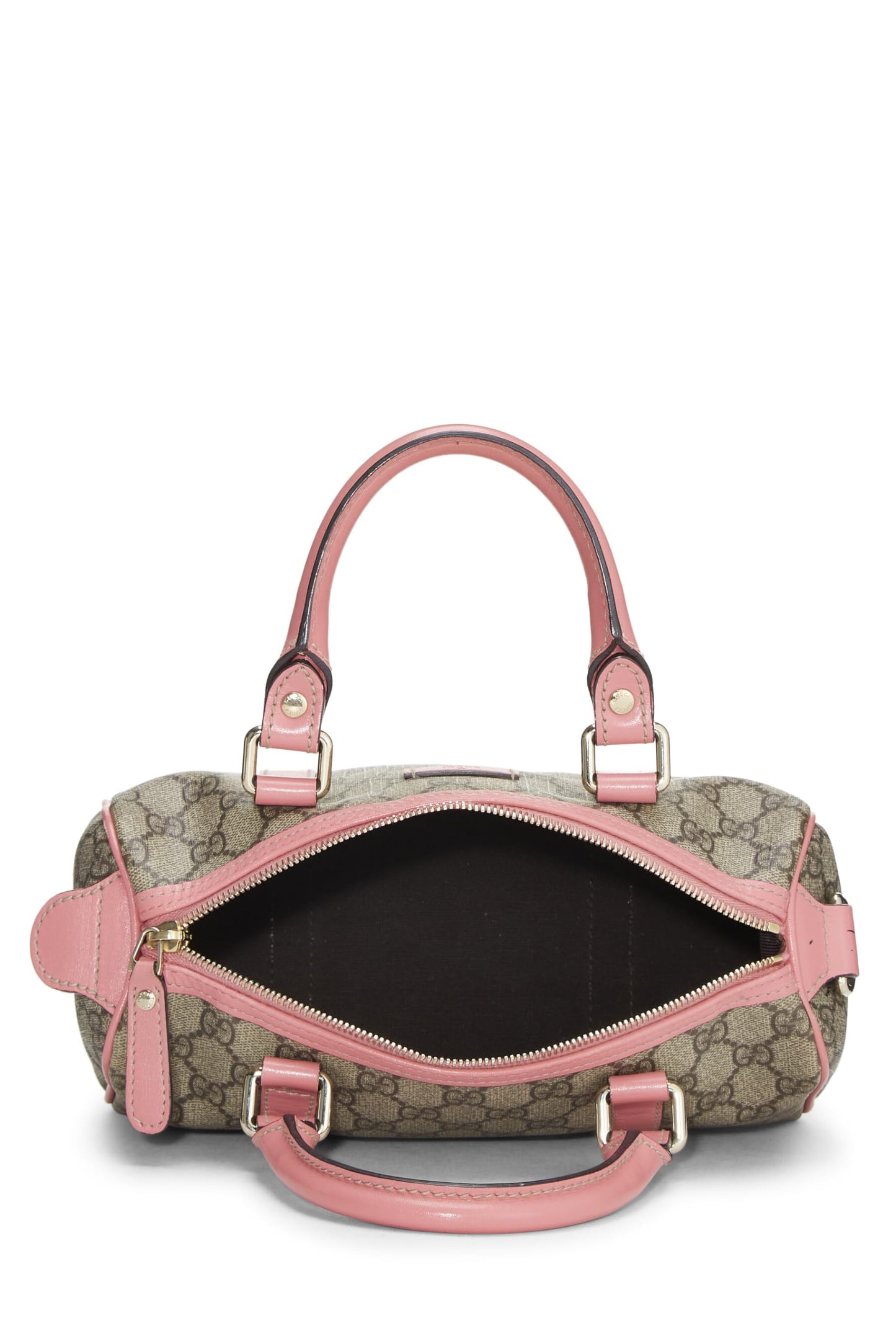 Gucci, Bolso Boston Joy de lona GG Supreme original rosa Pre-Loved, Rosa