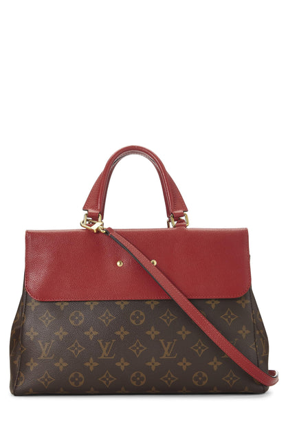 Louis Vuitton, Venus de lona con monograma rojo Pre-Loved, Rojo