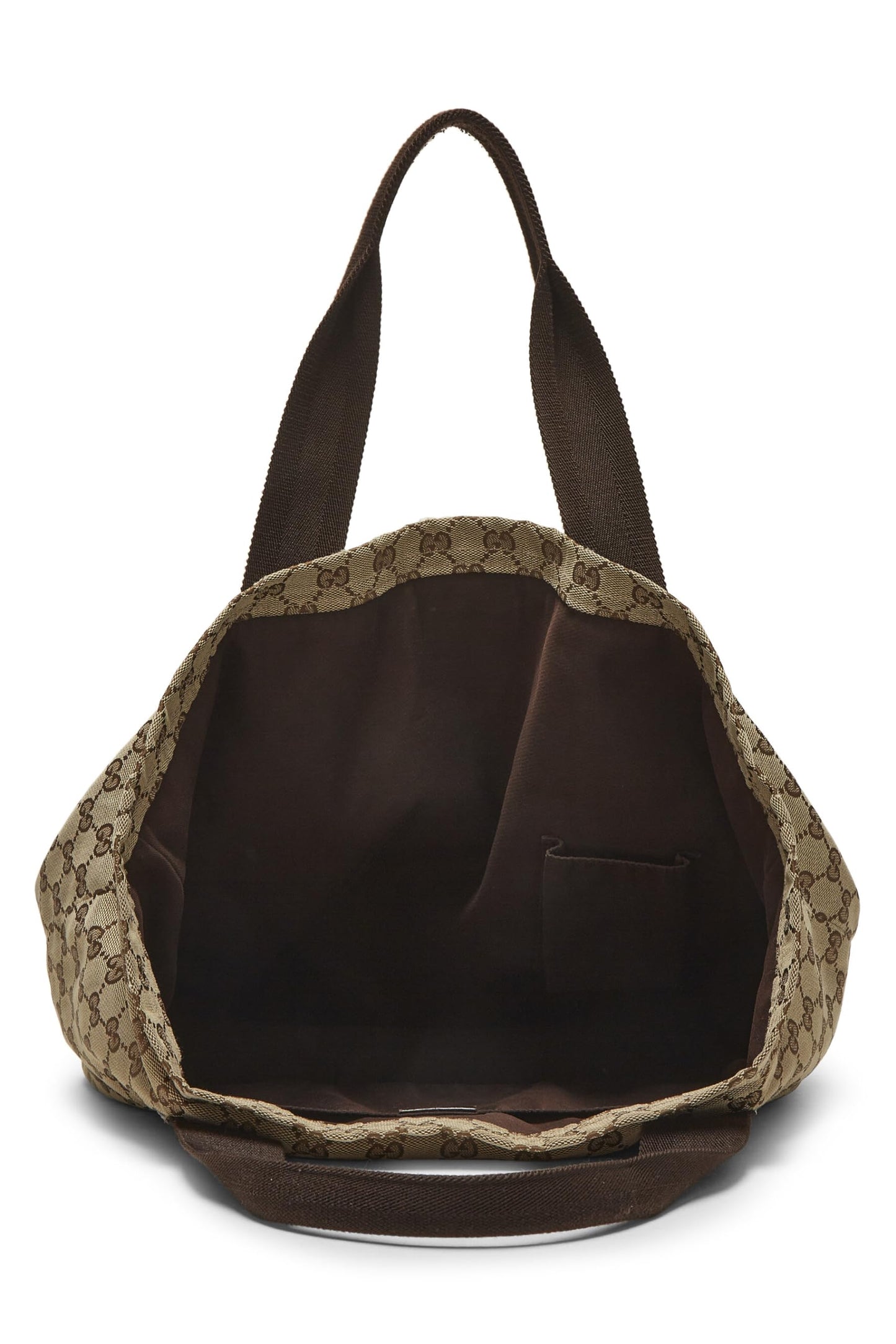 Gucci, sac fourre-tout en toile GG d'occasion, marron