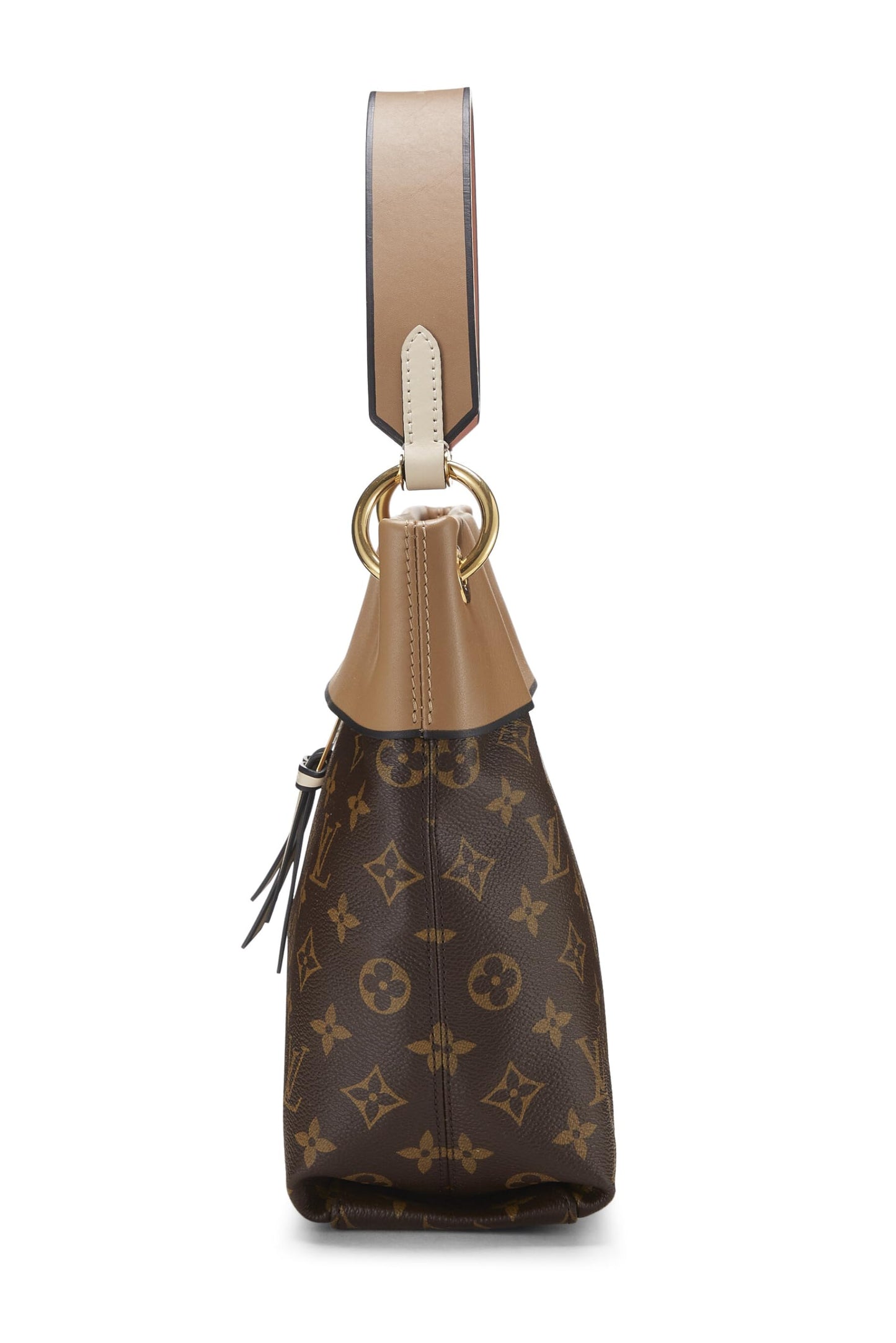 Louis Vuitton, Pre-Loved Beige Monogram Canvas Tuileries Besace, Beige