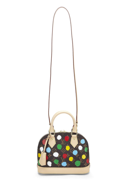 Louis Vuitton, Alma BB en toile Monogram 3D Dots Yayoi Kusama x Louis Vuitton d'occasion, marron