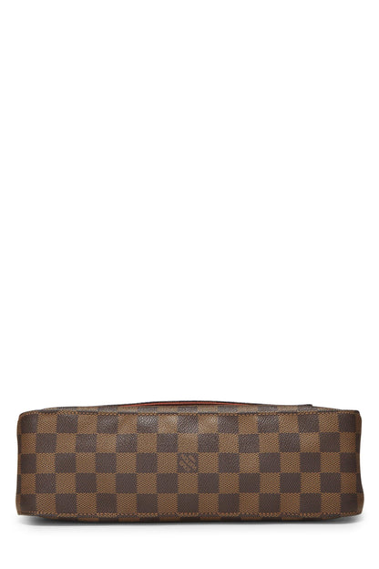 Louis Vuitton, toile Damier Ebene Looping PM d'occasion, marron