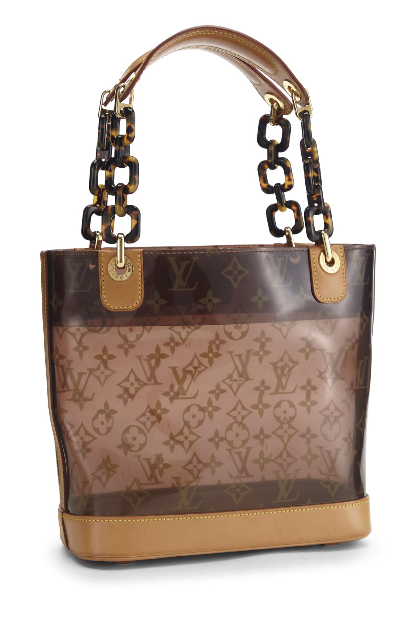 Louis Vuitton, Cabas PM en vinyle Monogram Ambre d'occasion, marron