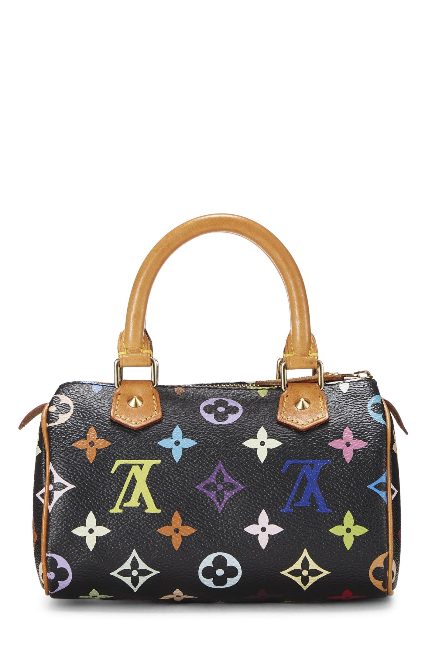 Louis Vuitton, Pre-Loved Takashi Murakami x Louis Vuitton Monograma negro Multicolore HL Speedy, Negro