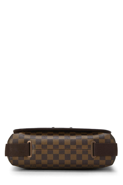 Louis Vuitton, Pre-Loved Damier Ebene Brooklyn MM, Brown