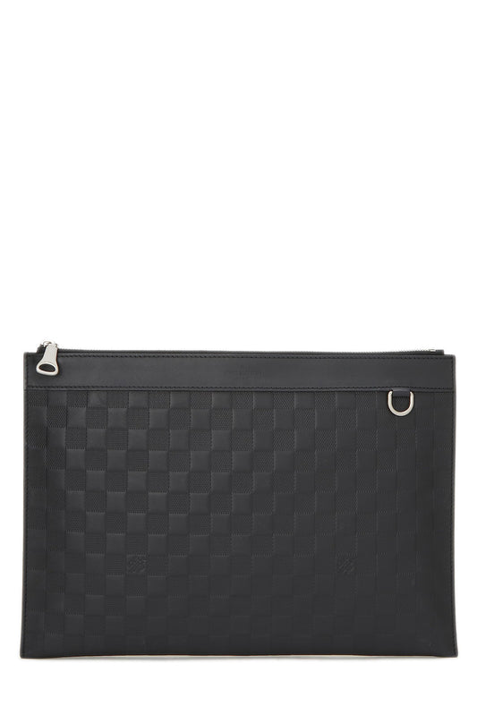 Louis Vuitton, Damier Infini Pochette Discovery pre-amado, Negro