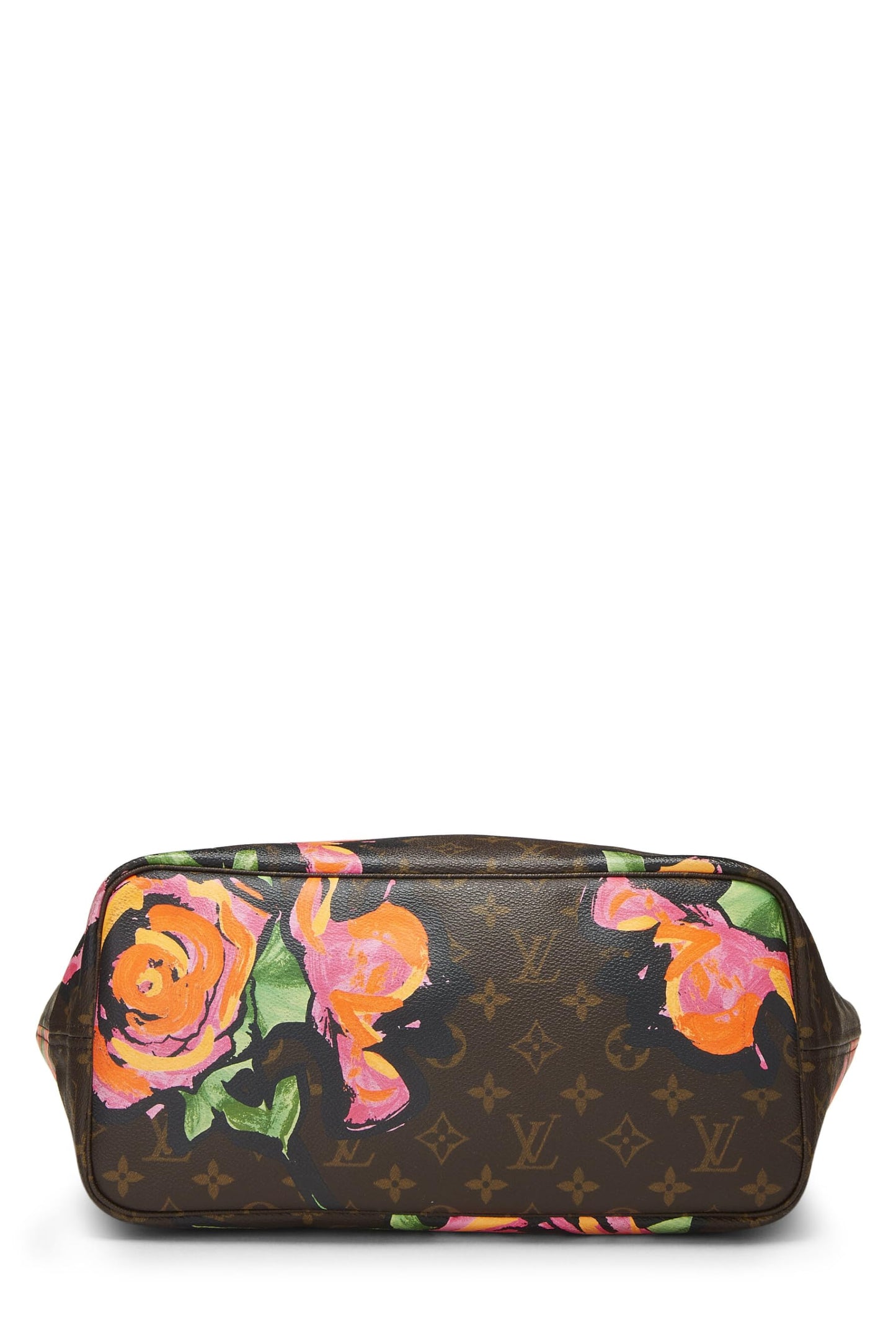 Louis Vuitton, Pre-Loved Stephen Sprouse x Louis Vuitton Monogram Canvas Roses Neverfull MM, Brown