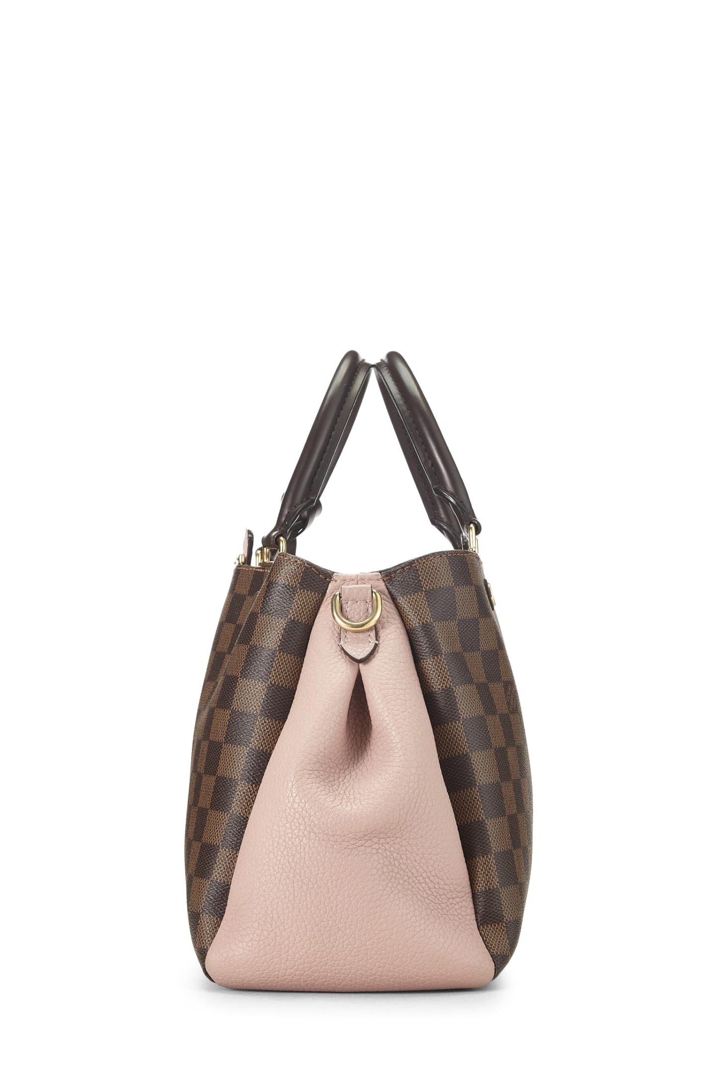 Louis Vuitton, Pre-Loved Damier Ebene Lona y cuero rosa Brittany, Rosa