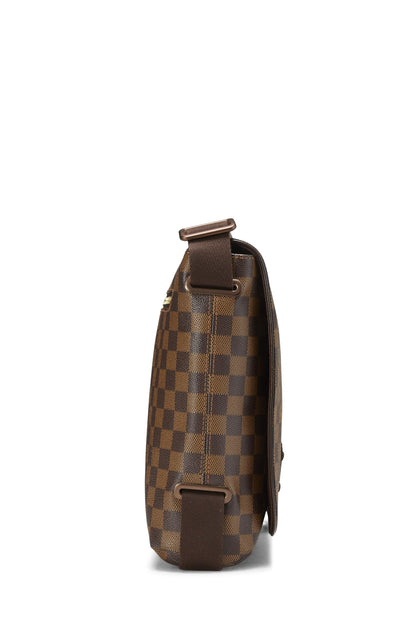 Louis Vuitton, Pre-Loved Damier Ebene Brooklyn MM, Marrón