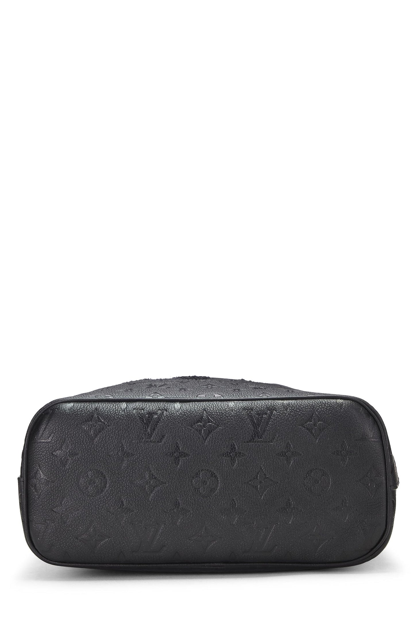 Louis Vuitton, Sac Empreinte monogramme noir avec trous COMME DES GARÇONS x Louis Vuitton pré-aimé, Noir