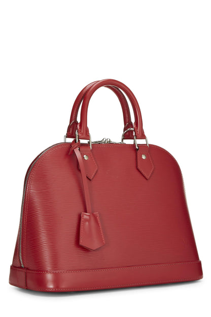 Louis Vuitton, Pre-Loved Red Epi Alma PM, Red