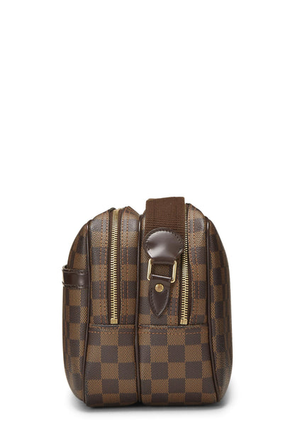 Louis Vuitton, primer ministro Damier Ebene Reporter, marrón