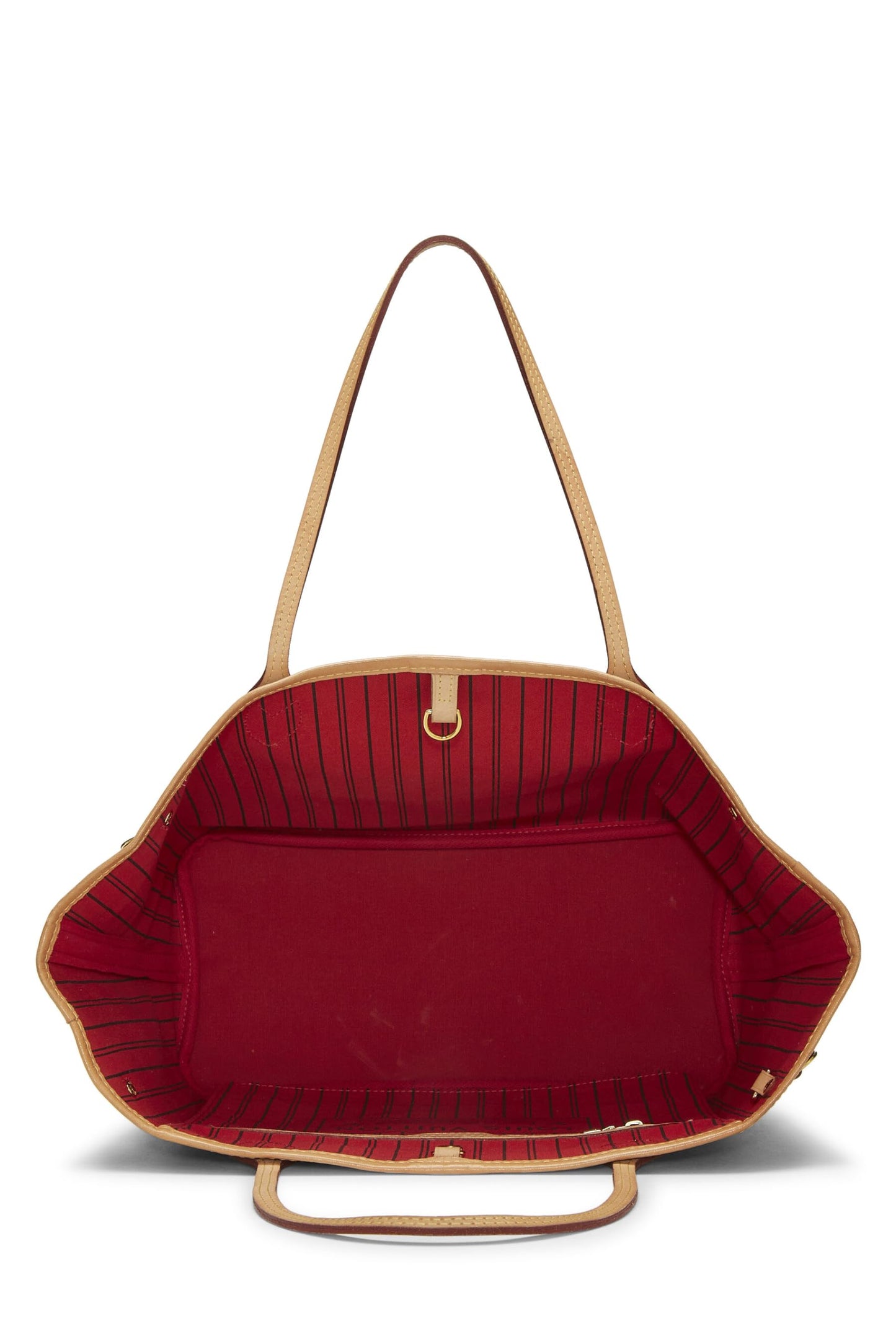 Louis Vuitton, Lona con monograma rojo Pre-Loved Neo Neverfull MM, Rojo