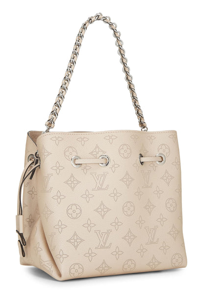 Louis Vuitton, sac seau Mahina Bella rose d'occasion, rose