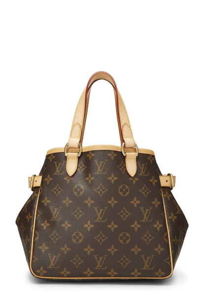 Louis Vuitton, Sac à main Batignolles Vertical en toile Monogram d'occasion, marron