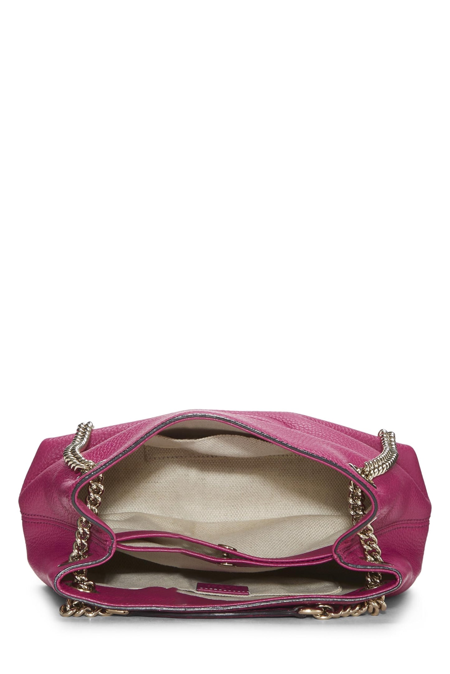 Gucci, petit sac fourre-tout Soho en cuir rose d'occasion, rose