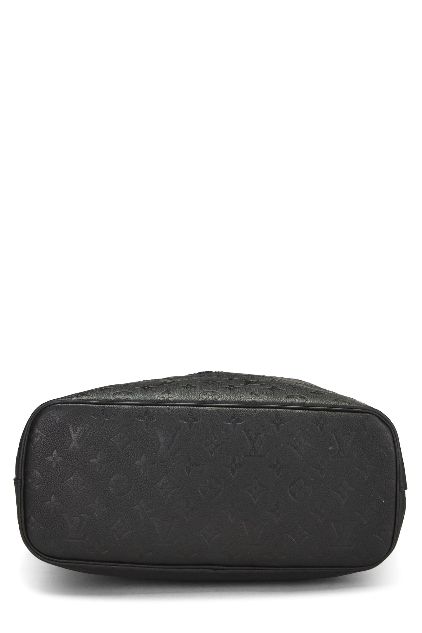 Louis Vuitton, Sac Empreinte monogramme noir avec trous COMME DES GARÇONS x Louis Vuitton pré-aimé, Noir