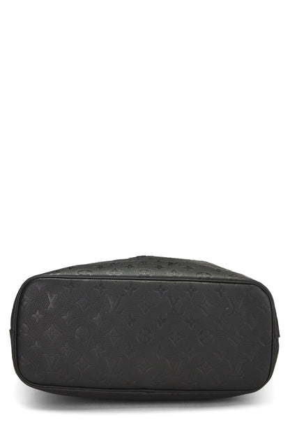 Louis Vuitton, Pre-Loved COMME DES GARÇONS x Louis Vuitton Bolso Empreinte con monograma negro y agujeros, Negro