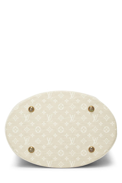 Louis Vuitton, Pre-Loved Beige Monogram Mini Lin Bucket PM, Beige