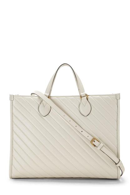 Gucci, Bolso pequeño GG Marmont con asa superior de cuero rosa Pre-Loved, Blanco