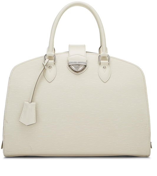 Louis Vuitton, Pre-Loved Epi Pont Neuf GM blanco, Blanco