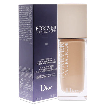 Base de maquillaje Dior Forever Natural Nude de Christian Dior - Base de maquillaje neutra 2N para mujer de 1 oz