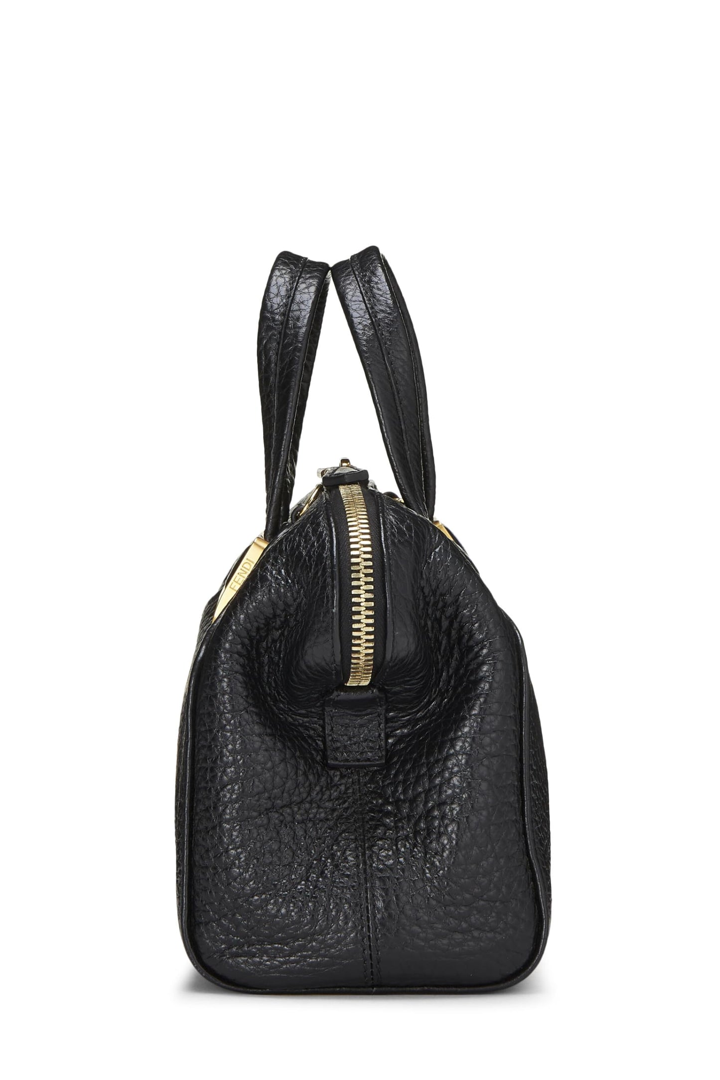 Fendi, Pre-Loved Black Leather Chameleon Small, Black