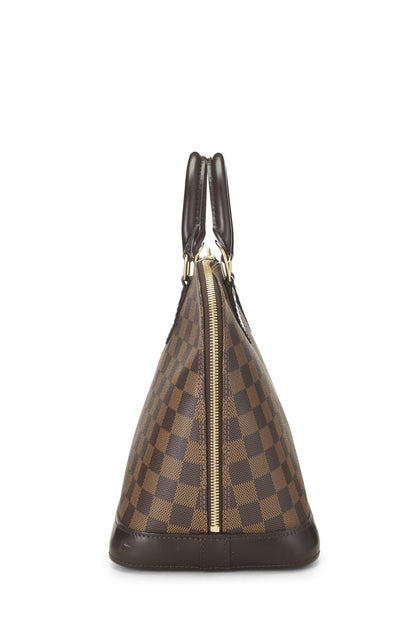 Louis Vuitton, Pre-Loved Damier Ebene Alma PM, Brown