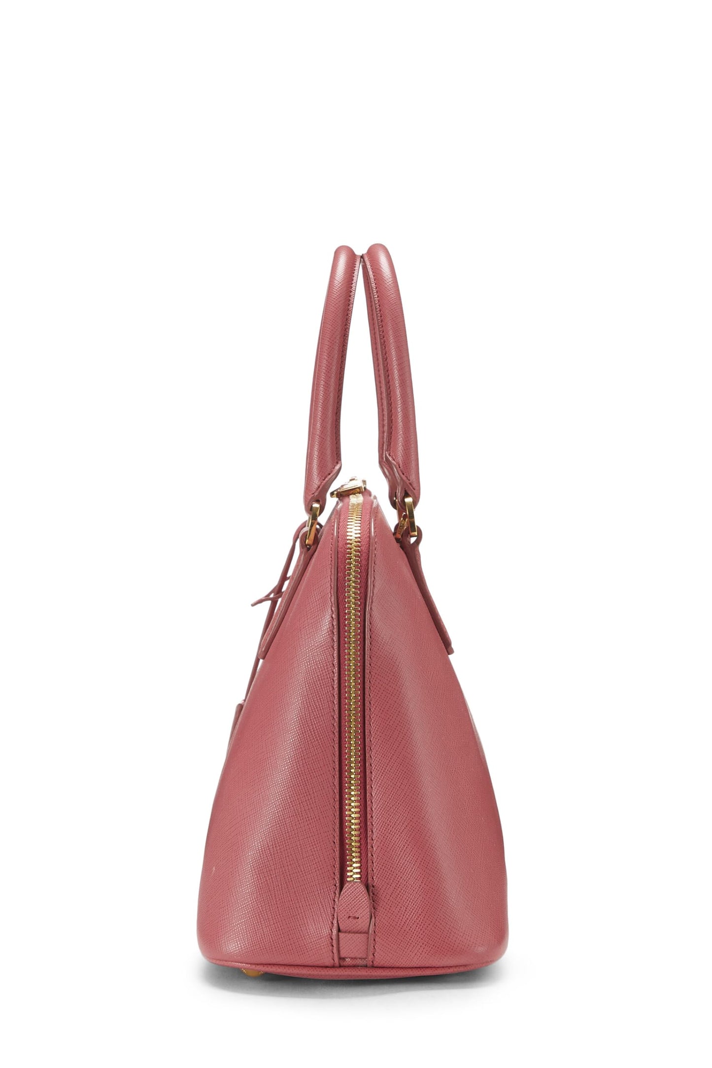 Prada, Pre-Loved Blue Saffiano Promenade Medium, Pink