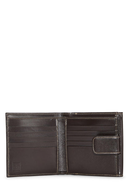 Fendi, Pre-Loved Brown Zucca Canvas Compact Wallet, Brown