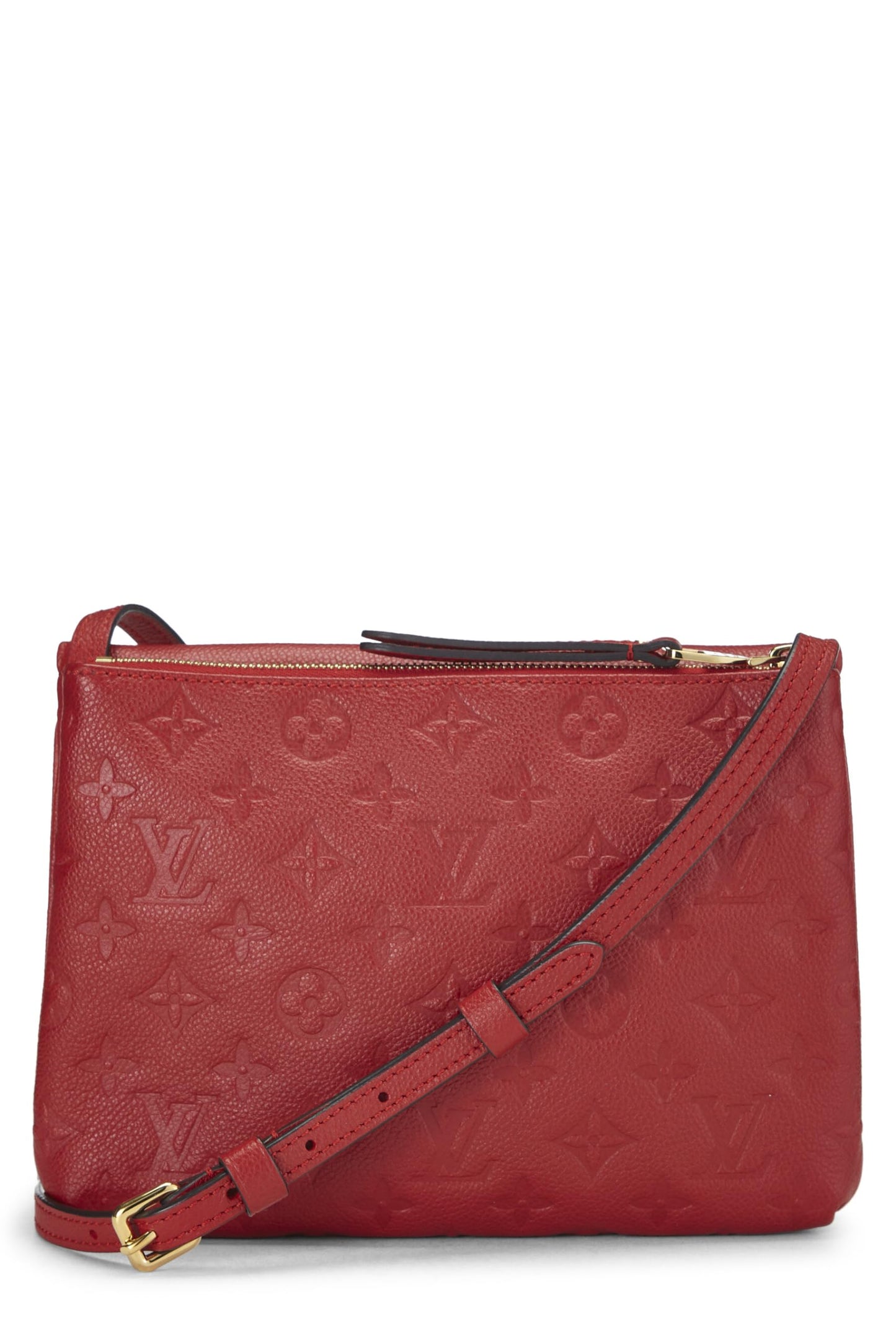 Louis Vuitton, Pre-Loved Cherry Monogram Empreinte Twice, Red