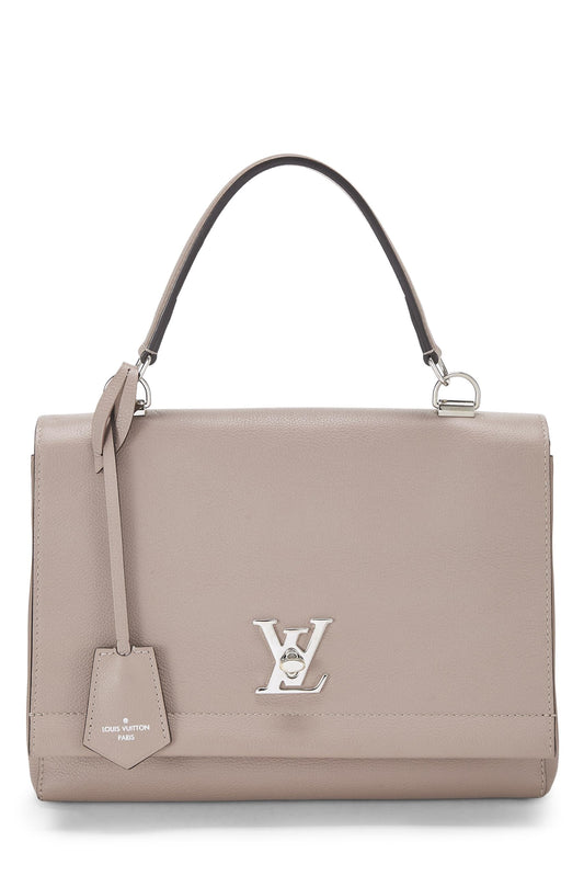 Louis Vuitton, Lock Me II en cuir rose d'occasion, rose