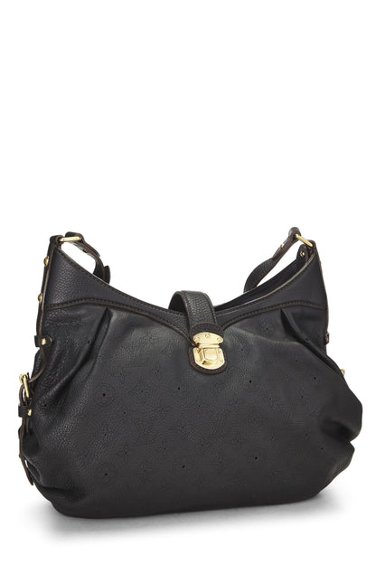 Louis Vuitton, Pre-Loved Black Monogram Mahina Leather XS, Black