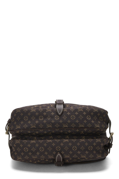 Louis Vuitton, Mini Lin Saumur 30 Monogram d'occasion, marron