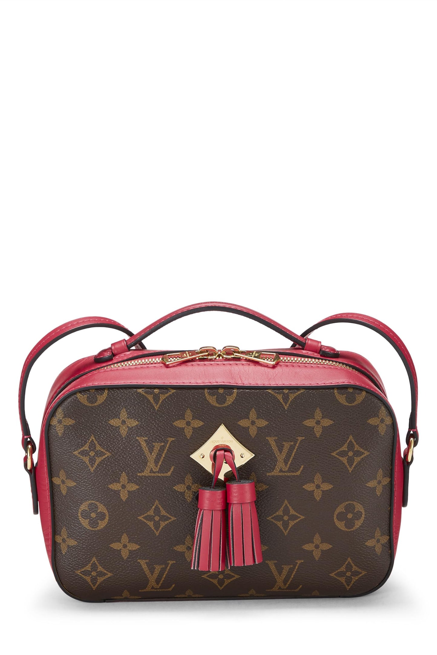 Louis Vuitton, Saintonge de lona con monograma rosa Pre-Loved, Rosa