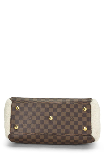 Louis Vuitton, Shearling Damier Ebene noir d'occasion Normandy, noir