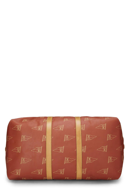 Louis Vuitton, Sac America's Cup en toile enduite rouge d'occasion Cabourg, rouge