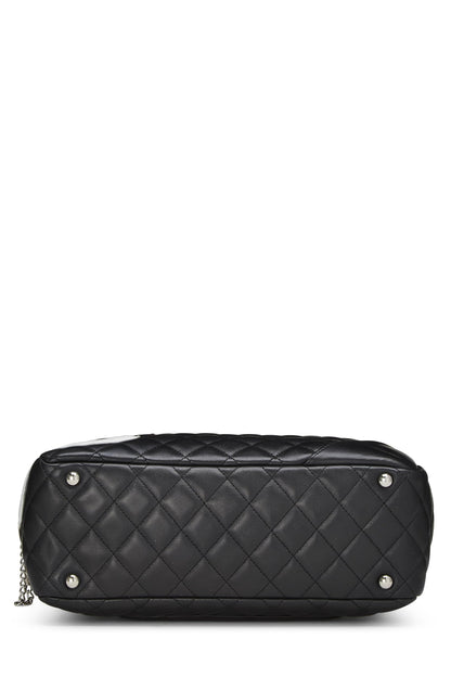 Chanel, Bowler Cambon Ligne en cuir de veau noir d'occasion, noir